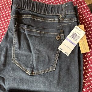 Democracy Blue Boot Cut Jeans with Elastic Waistband